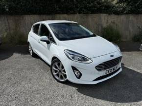 Ford Fiesta 1.0 EcoBoost Titanium X Navigation 125 PS Automatic 1 Owner From New Hatchback Petrol Frozen White at Gliddon Cars Brixham