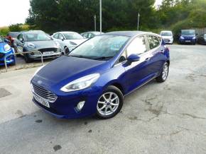 Ford Fiesta 1.1 Zetec 85 PS 2 Owners From New Hatchback Petrol Deep Impact Blue at Gliddon Cars Brixham