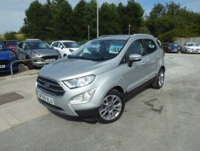 Ford Ecosport 1.0 EcoBoost Titanium Navigation 125 PS Automatic 2 Owners From New Very Low Miles!! Hatchback Petrol Moondust Silver at Gliddon Cars Brixham