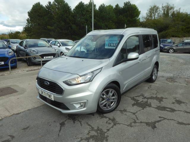 Ford Tourneo Connect 1.5 EcoBlue Titanium 120 PS Automatic 1 Owner From New MPV Diesel Moondust Silver