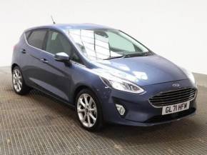 Ford Fiesta 1.0 EcoBoost Hybrid mHEV Titanium X Navigation 125 PS Automatic 1 Owner From New Hatchback Petrol Chrome Blue at Gliddon Cars Brixham