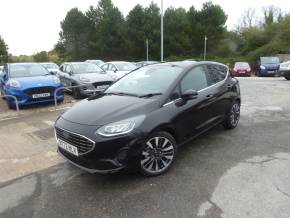 Ford Fiesta 1.0 EcoBoost Hybrid mHEV Titanium X Navigation 125 PS Automatic 1 Owner From New Hatchback Petrol Agate Black at Gliddon Cars Brixham