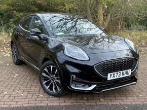 Ford Puma 1.0 EcoBoost Hybrid mHEV ST-Line Vignale Navigation 155 PS 1 Owner From New Hatchback Petrol Agate Black at Gliddon Cars Brixham