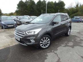 Ford Kuga 2.0 TDCi Titanium Edition Navigation 150 PS 2WD 1 Owner From New Hatchback Diesel Magnetic Grey at Gliddon Cars Brixham