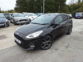 Ford Fiesta 1.0 EcoBoost ST-Line Edition Navigation 95 PS 1 Owner From New Hatchback Petrol Agate Black at Gliddon Cars Brixham