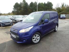 Ford Transit Connect 1.5 TDCi 120 PS Limited L1 H1 Van No Vat!! Panel Van Diesel Deep Impact Blue at Gliddon Cars Brixham