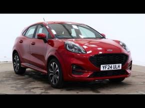 Ford Puma 1.0 EcoBoost Hybrid mHEV ST-Line Navigation 125 PS 1 Owner From New Hatchback Petrol Ruby Red at Gliddon Cars Brixham