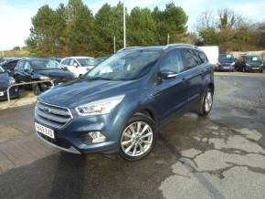 Ford Kuga 2.0 TDCi Titanium Edition Navigation 2WD 1 Owner From New Hatchback Diesel Chrome Blue at Gliddon Cars Brixham