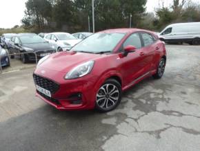 Ford Puma 1.0 EcoBoost Hybrid mHEV ST-Line Navigation 125 PS 1 Owner From New Hatchback Petrol Ruby Red at Gliddon Cars Brixham