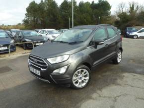 Ford Ecosport 1.0 EcoBoost Titanium Navigation 125 PS 1 Owner From New Very Low Miles!! Hatchback Petrol Magnetic Grey at Gliddon Cars Brixham