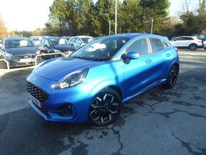 Ford Puma 1.0 EcoBoost Hybrid mHEV ST-Line X Navigation 125 PS Automatic 1 Owner From New Hatchback Petrol Desert Island Blue at Gliddon Cars Brixham