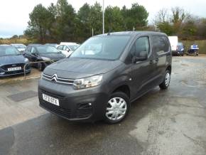 Citroen Berlingo 1.5 BlueHDi 1000Kg Enterprise M SWB 100 PS Panel Van Diesel Platinum Grey at Gliddon Cars Brixham