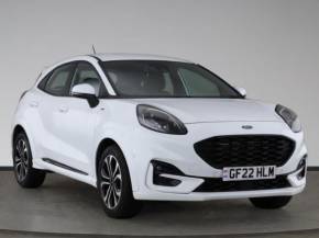 Ford Puma 1.0 EcoBoost Hybrid mHEV ST-Line Navigation 125 PS Automatic 1 Owner From New Hatchback Petrol Frozen White at Gliddon Cars Brixham