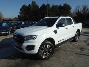 Ford Ranger Pick Up Double Cab Wildtrak 2.0 EcoBlue 213 PS Automatic Pick Up Diesel Frozen White at Gliddon Cars Brixham