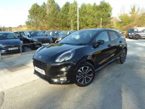 Ford Puma 1.0 EcoBoost Hybrid mHEV ST-Line Navigation 125 PS 1 Owner From New Hatchback Petrol Agate Black at Gliddon Cars Brixham