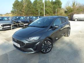 Ford Fiesta 1.0 EcoBoost Titanium X Navigation 100 PS 1 Owner From New Hatchback Petrol Magnetic Grey at Gliddon Cars Brixham