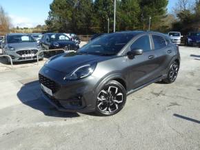 Ford Puma 1.0 EcoBoost Hybrid mHEV ST-Line X Navigation 125 PS Automatic 1 Owner From New Hatchback Petrol Magnetic Grey at Gliddon Cars Brixham